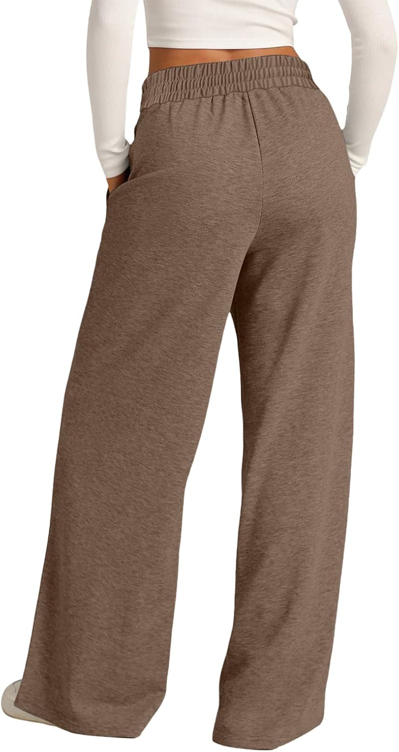 Elastic Wide Leg sweatpants for women extra comfortable and stylish