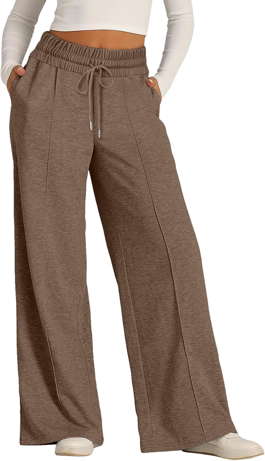 Elastic Wide Leg sweatpants for women extra comfortable and stylish