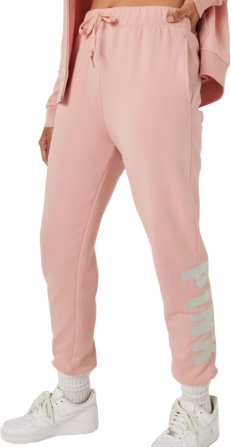 Victorias Secret Womens Pink Logo Fleece Jogger Sweatpants XS-XXL