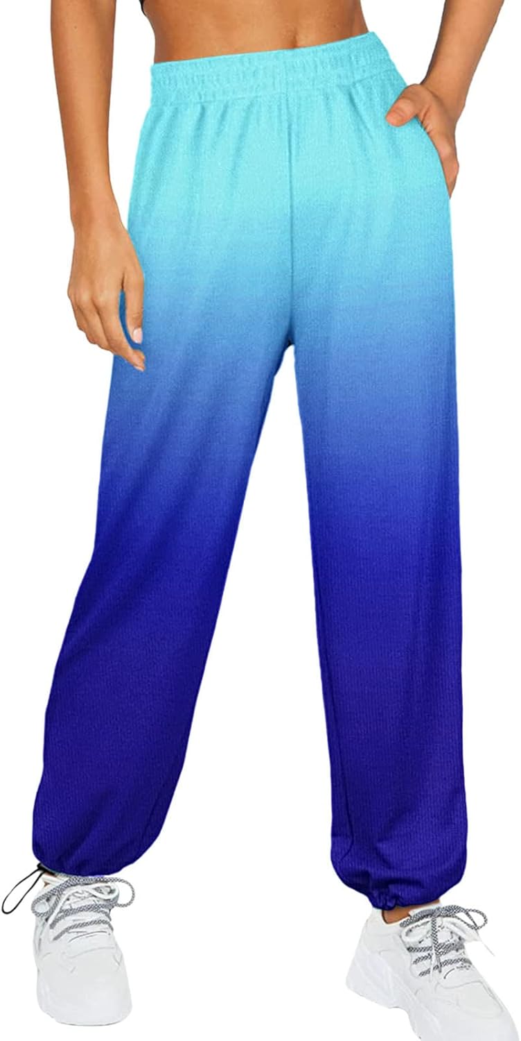 SDBRLD Womens High Waisted workout sweatpants