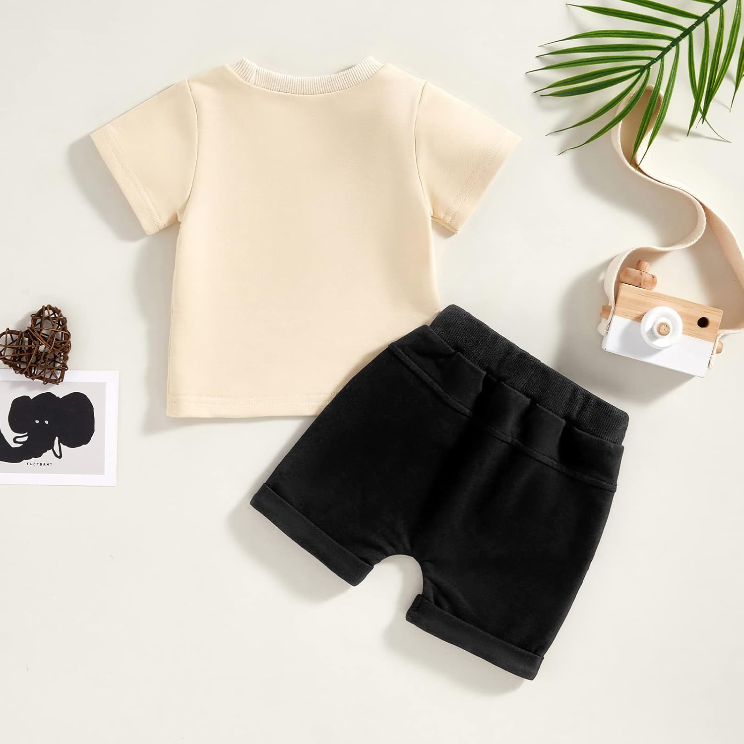 Rtnnsbbfcm Newborn summer outfits for boys