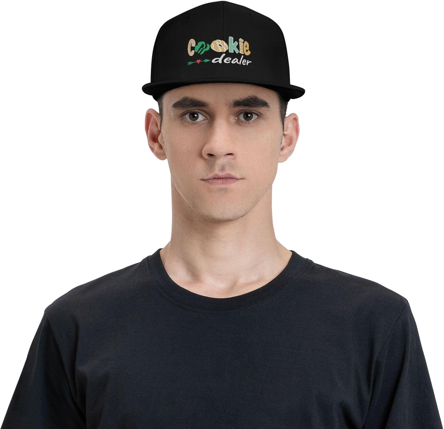 Cookie Dealer Flat Bill Cap Black