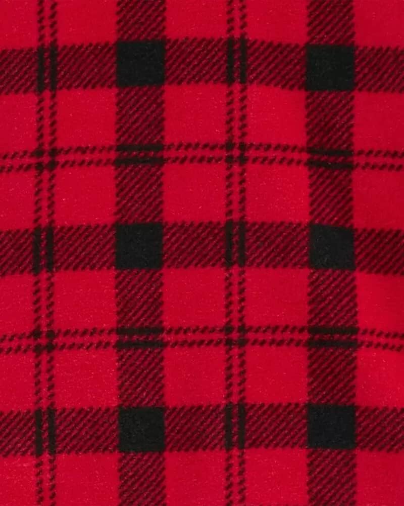 Carters Baby Toddler Long Sleeve Top Pants Set Buffalo CheckRedBlack 12m