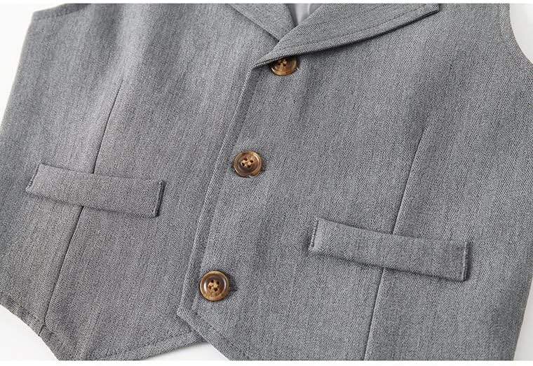 Abolai Baby Boys Set of 3 - gentleman vest and pants