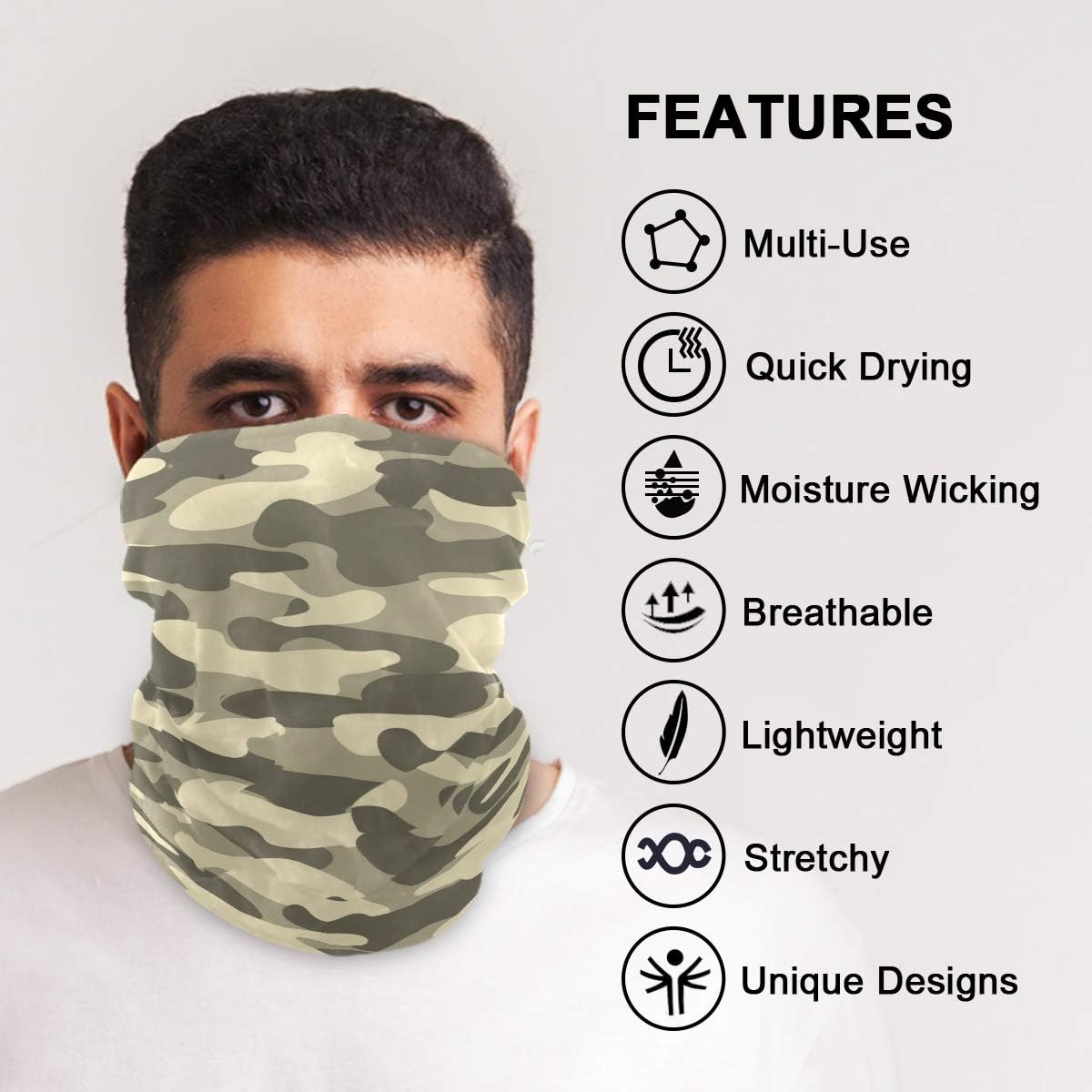 My Little Nest - UV-protective face cover scarf for men women
