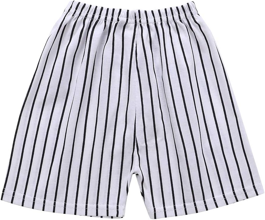 AMIMOJY Kids Cartoon Animal Printed Summer Outfit for Boys
