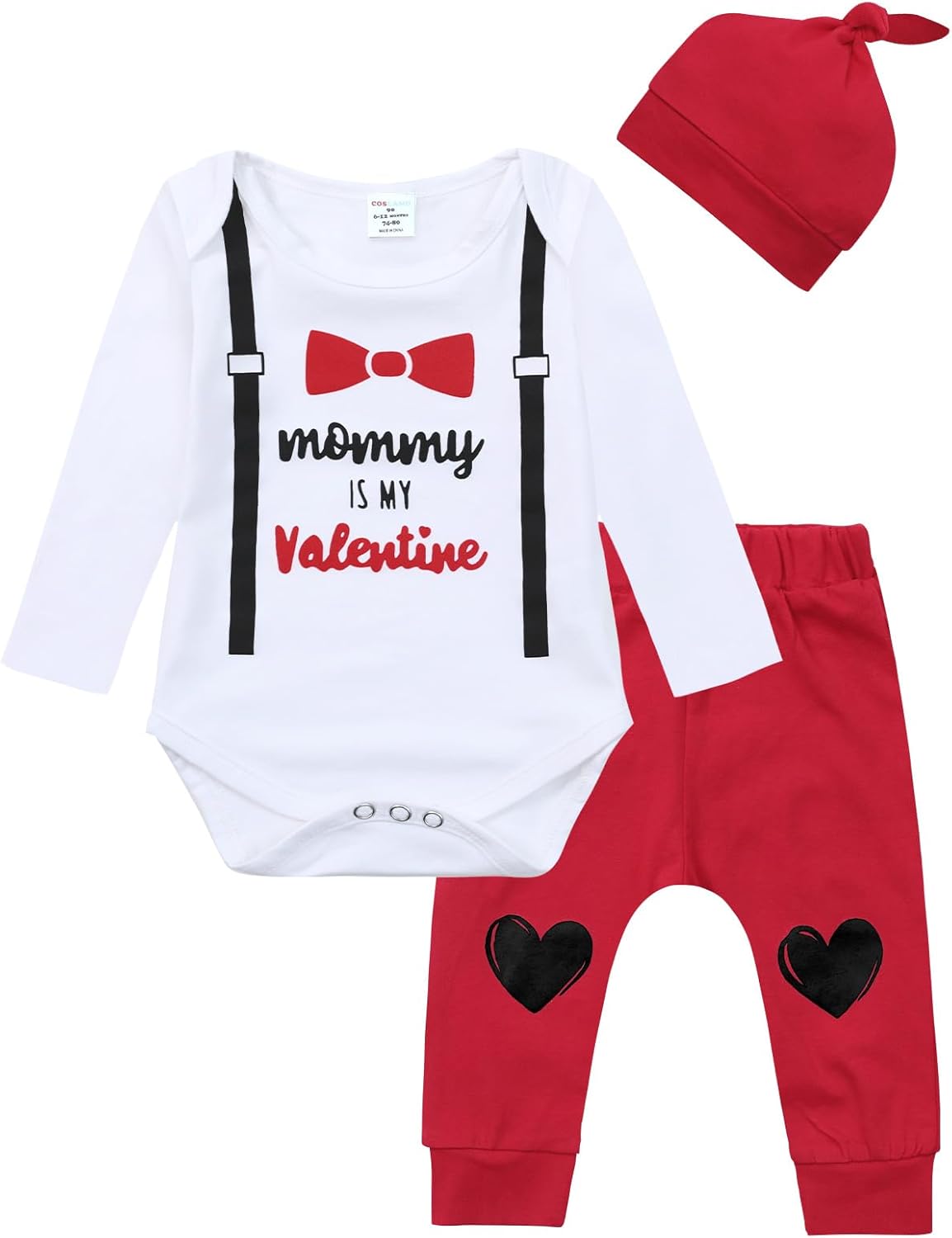 COSLAND Baby Boys 3pc Cotton Costume Set