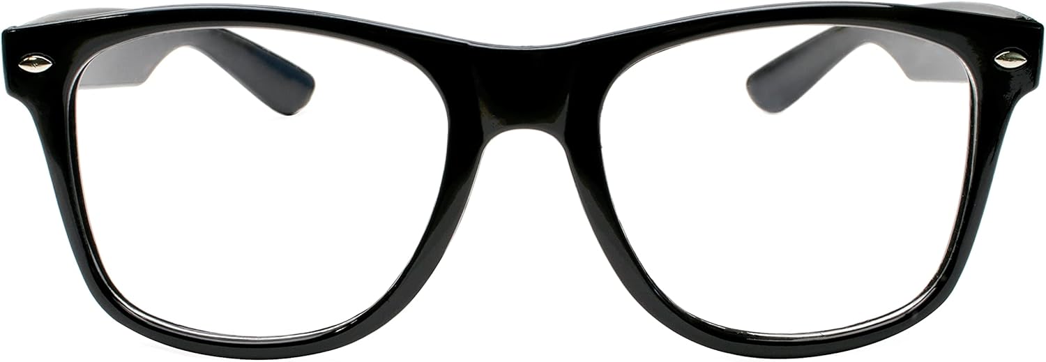 Kangaroo Black Superhero Nerd Glasses