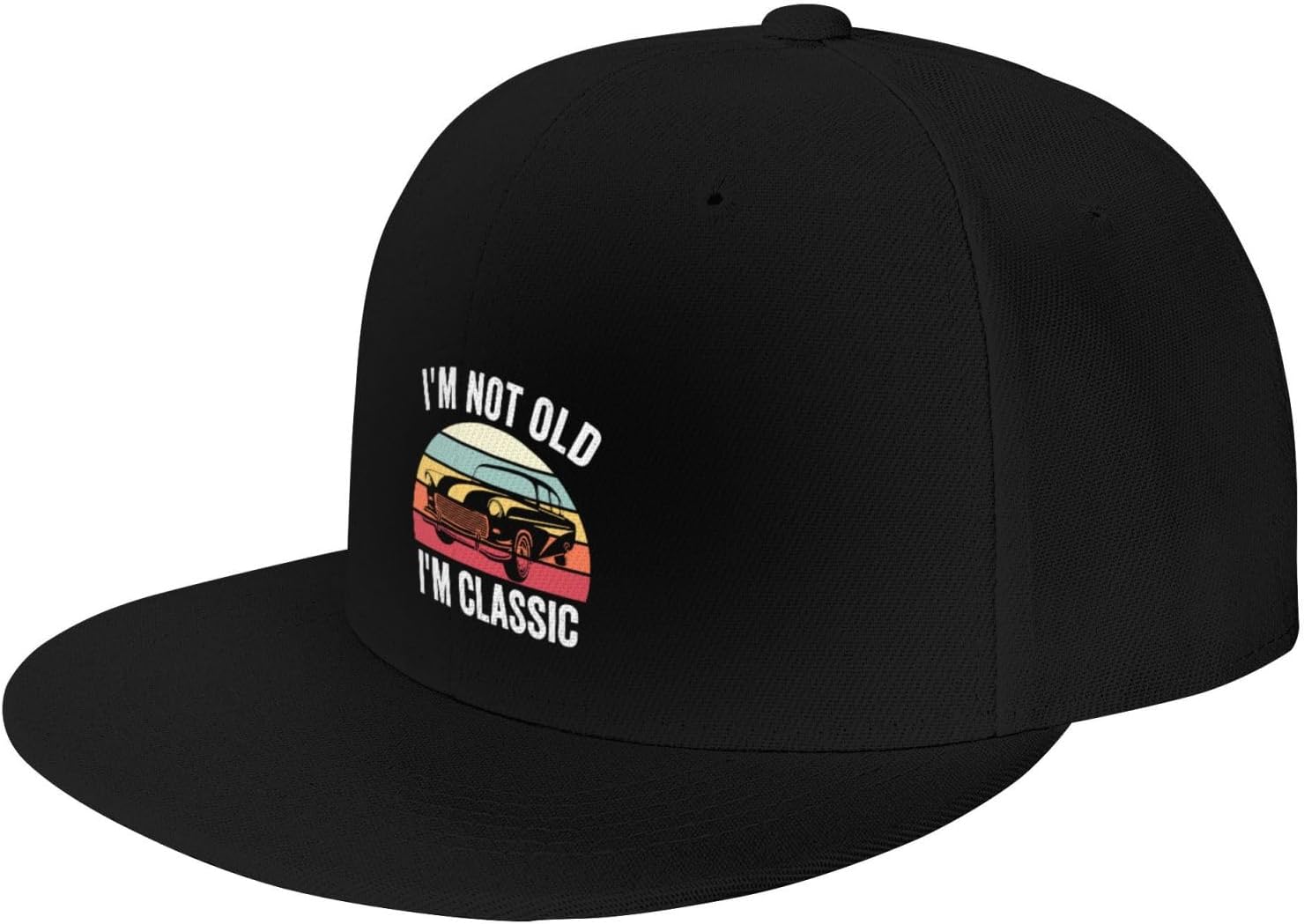 ZRCAIFU Classic Flat Bill Cap for Men Women