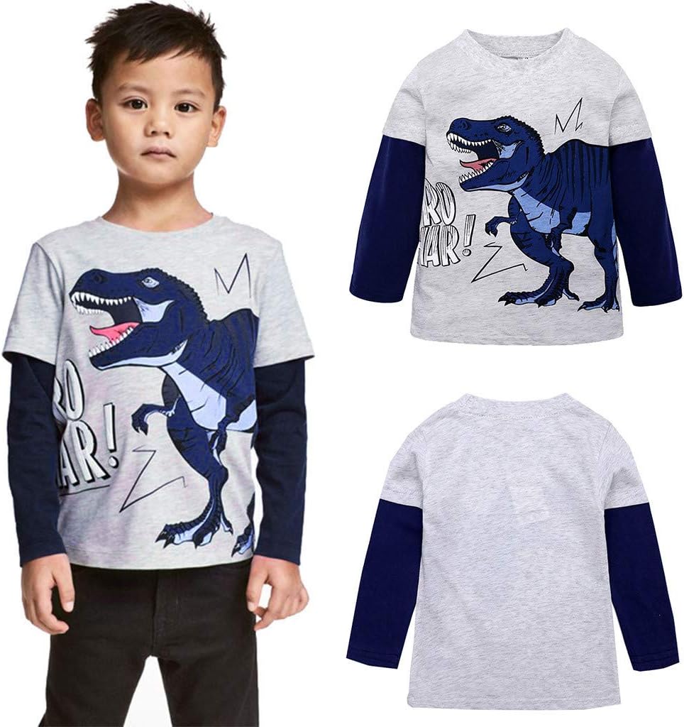 Comfortable Toddler Dinosaur Cartoon Clothing Set
