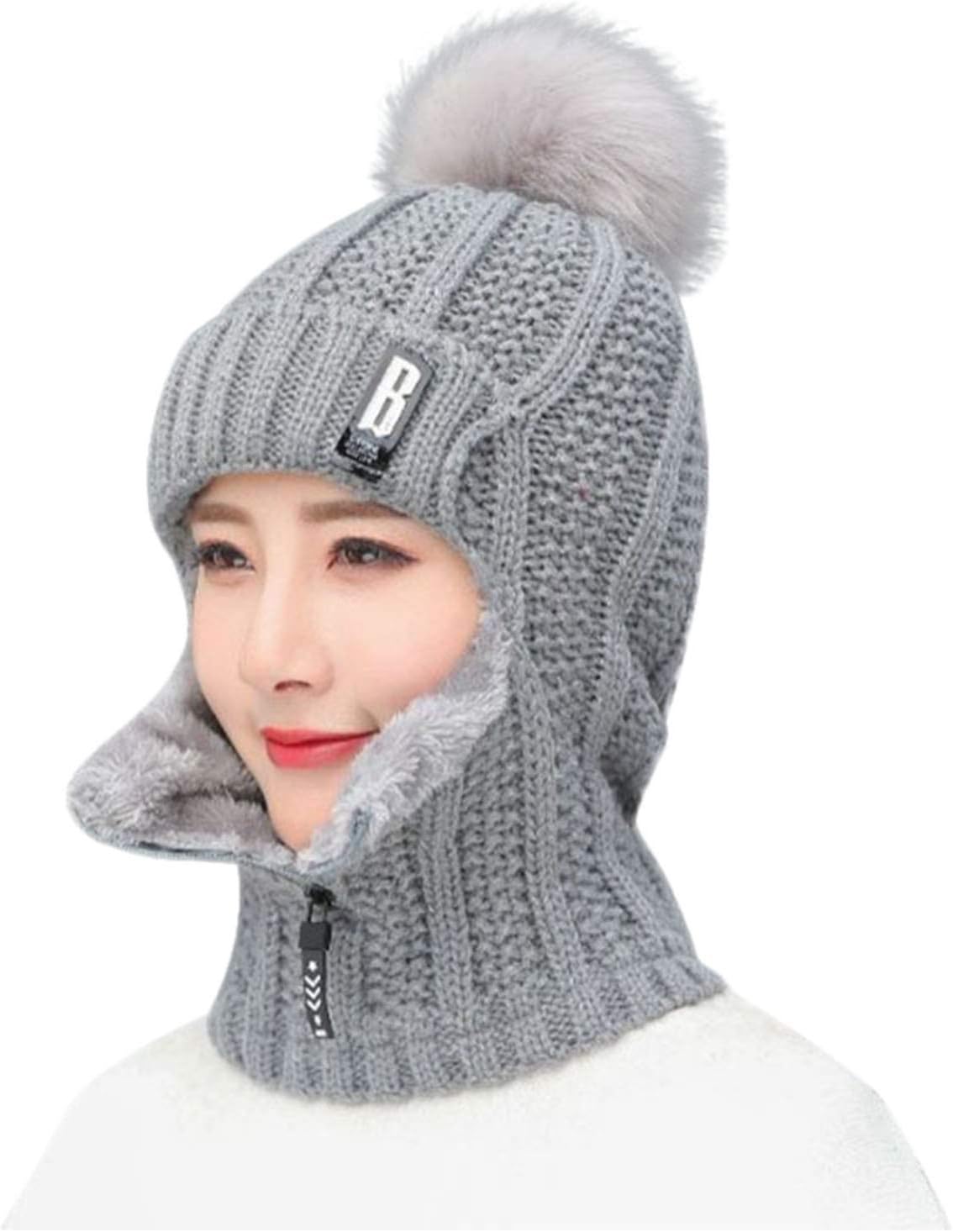 Windproof Ski Mask Face Cover Beanie for Outdoor Sports