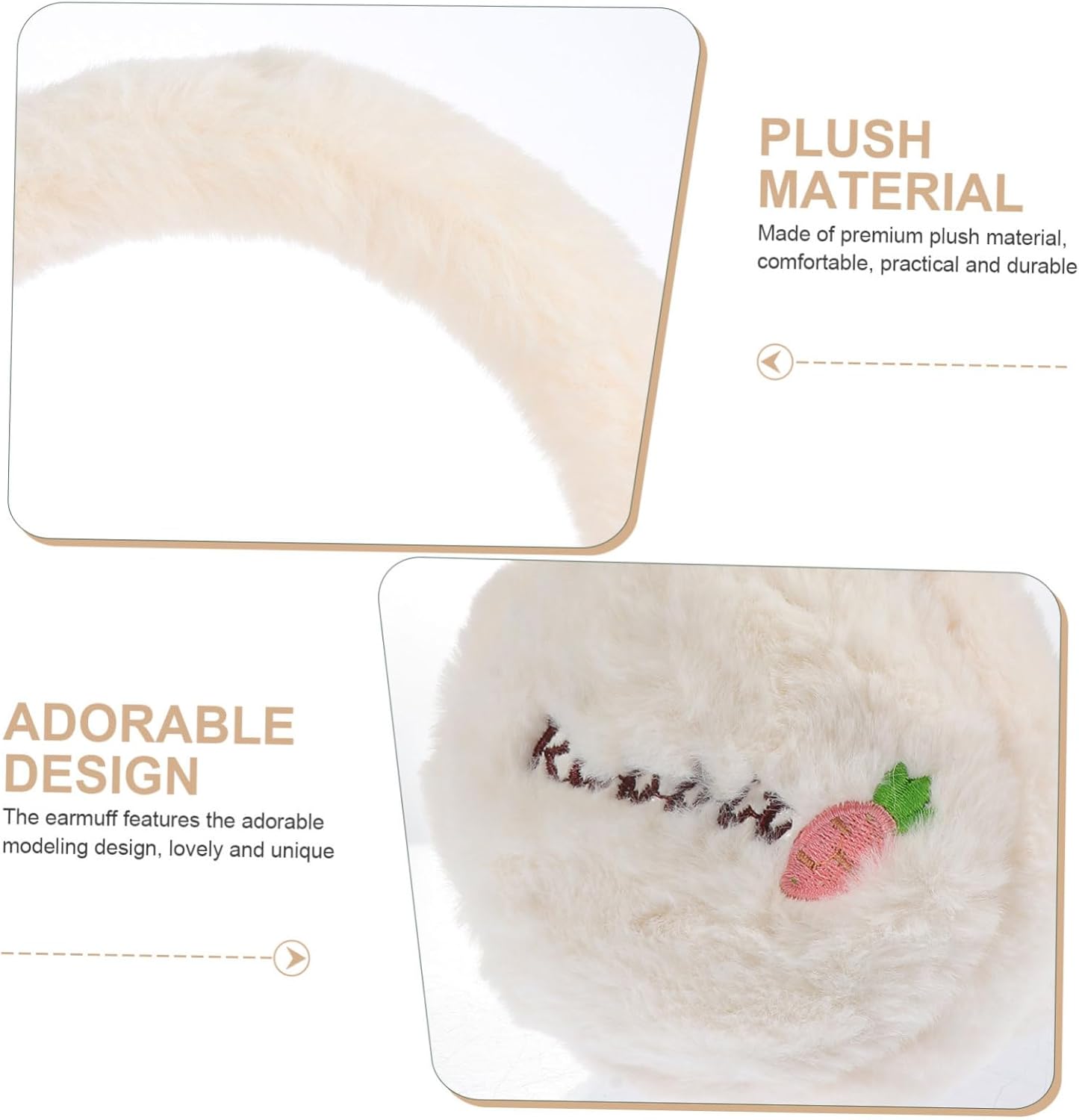 Ewarm Earmuffs for Women - Soft and Comfortable for Winter