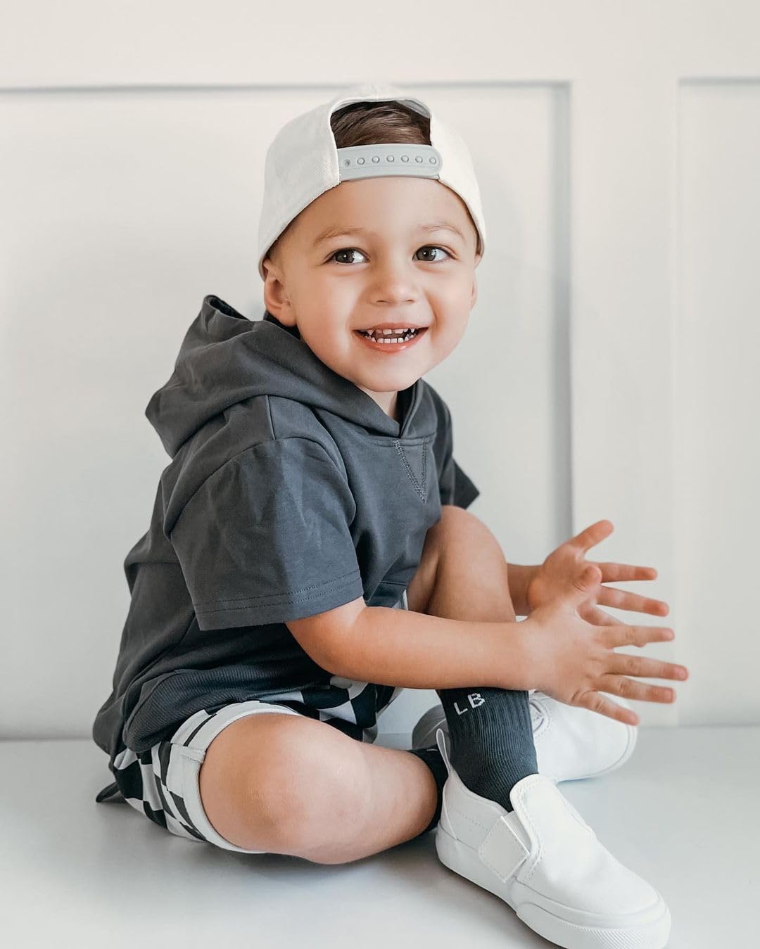 Toddler Baby Boy Summer Hooded Outfit 2Pcs Set