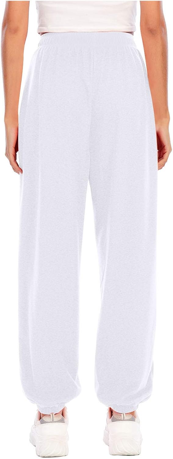 High Waist Womens Sweatpants with Pockets