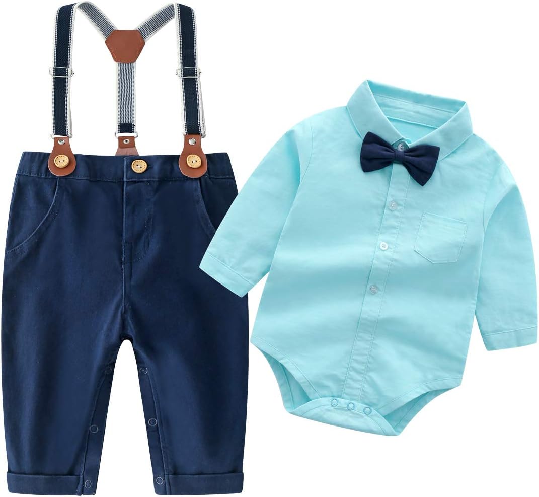 Boarnseorl Baby Boys Pants Sets Toddler Outfits for Birthdays Guests Weddings
