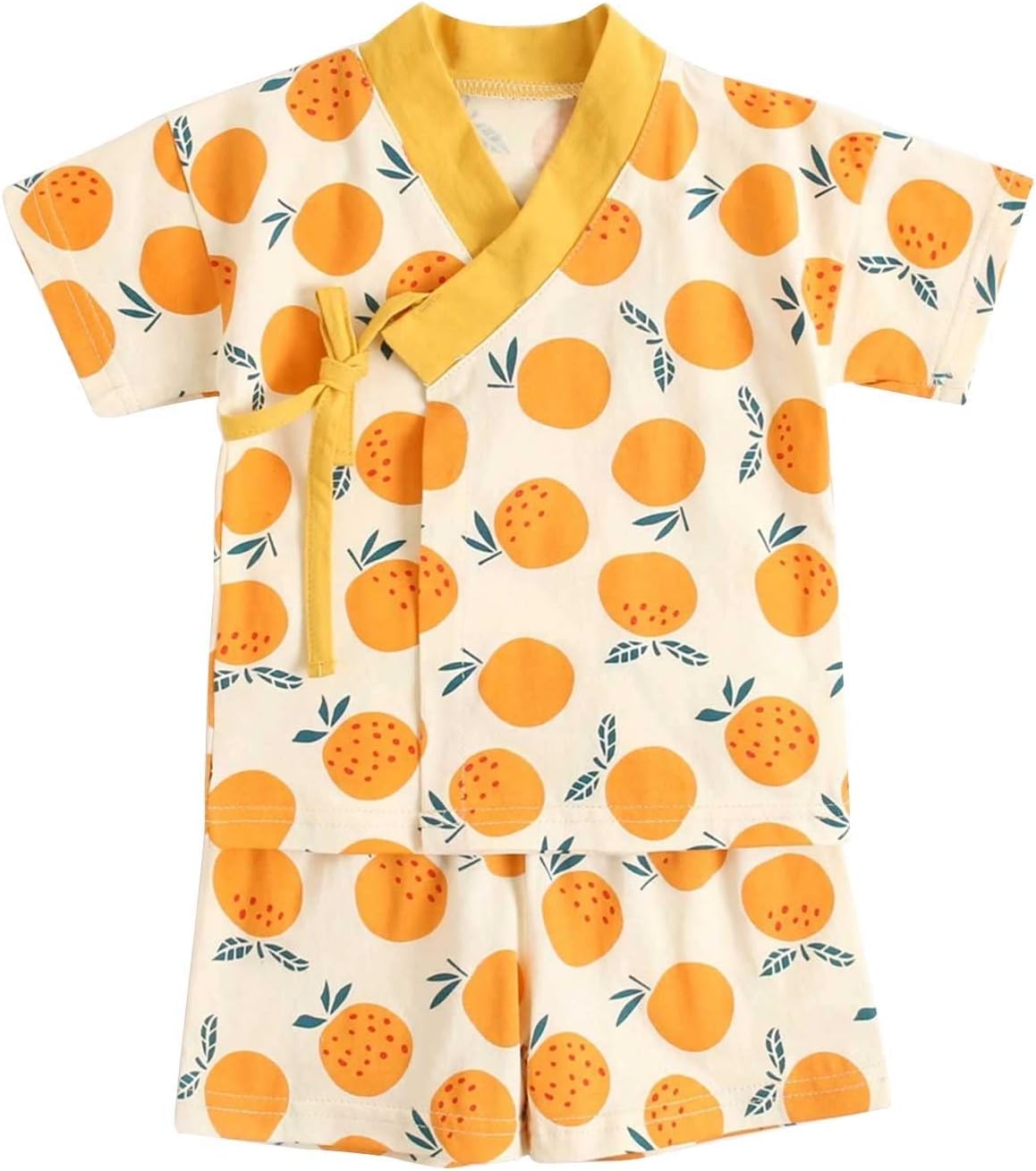 Fruit Print Newborn Boys and Girls 3-Piece Outfit