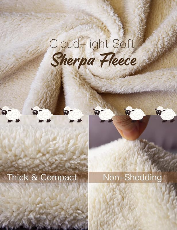 Inno Womens Sherpa Fleece Joggers Thermal Lightweight