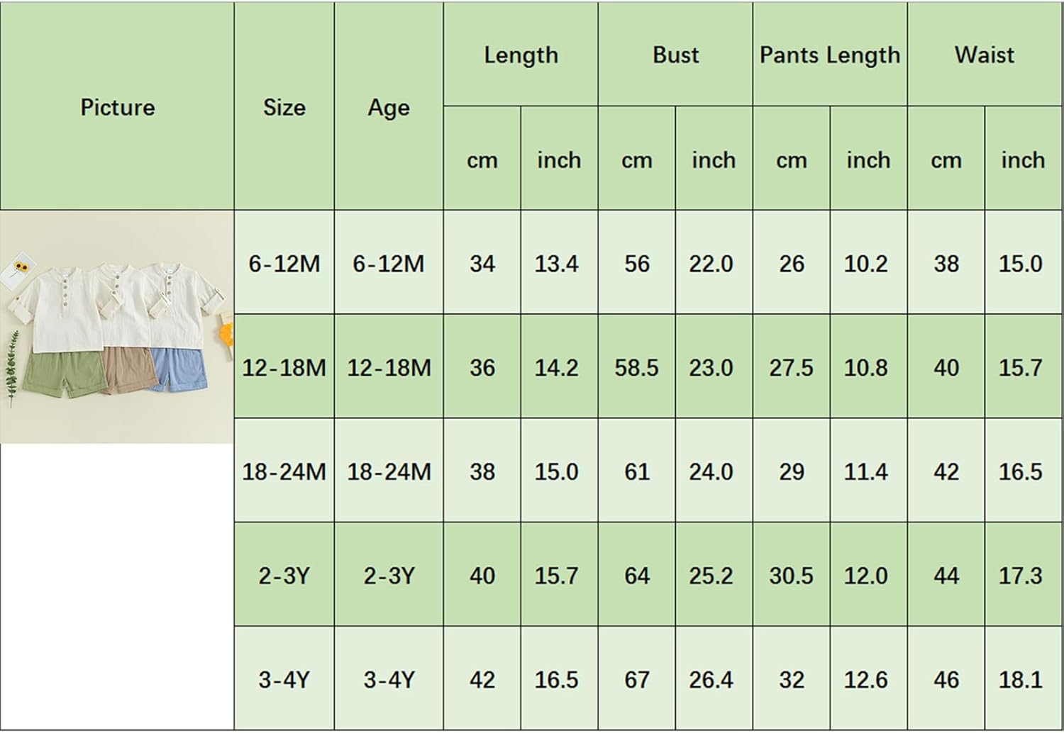 Gueuusu Toddler Boys Summer Outfit Lightweight Linen Set for Kids