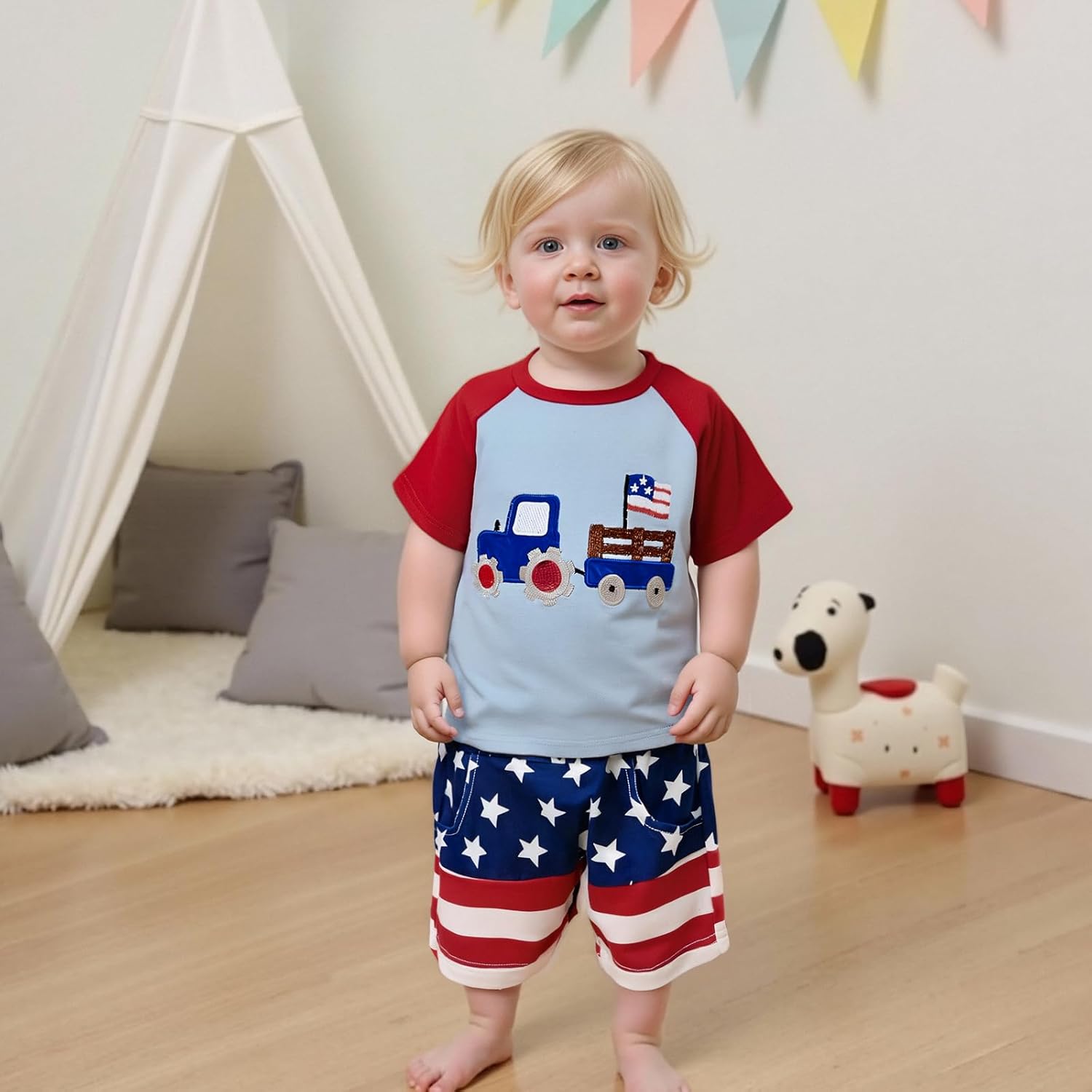 4th of July Toddler Boy Outfit