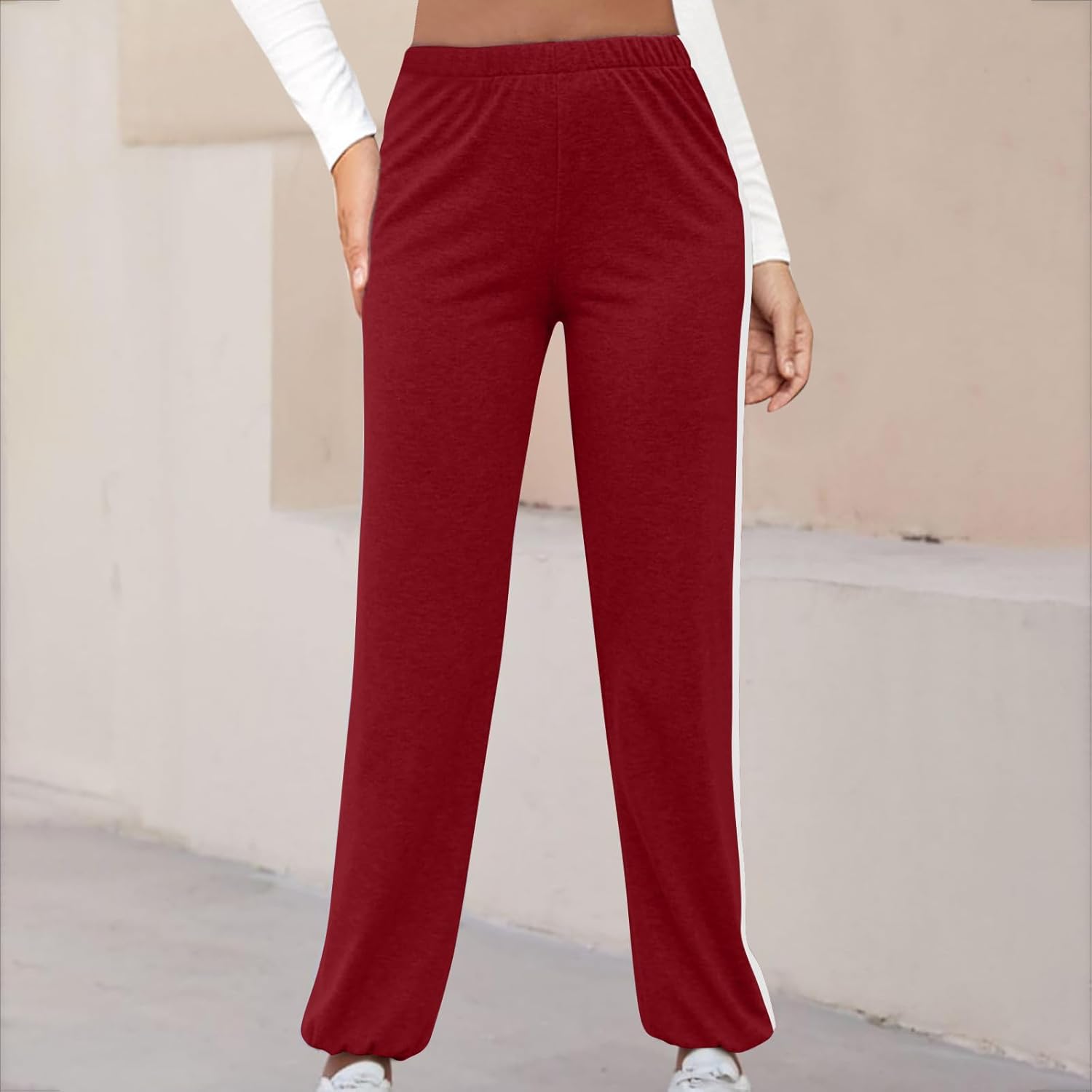 TANGNADE Womens Wide-Leg Lounge Pants