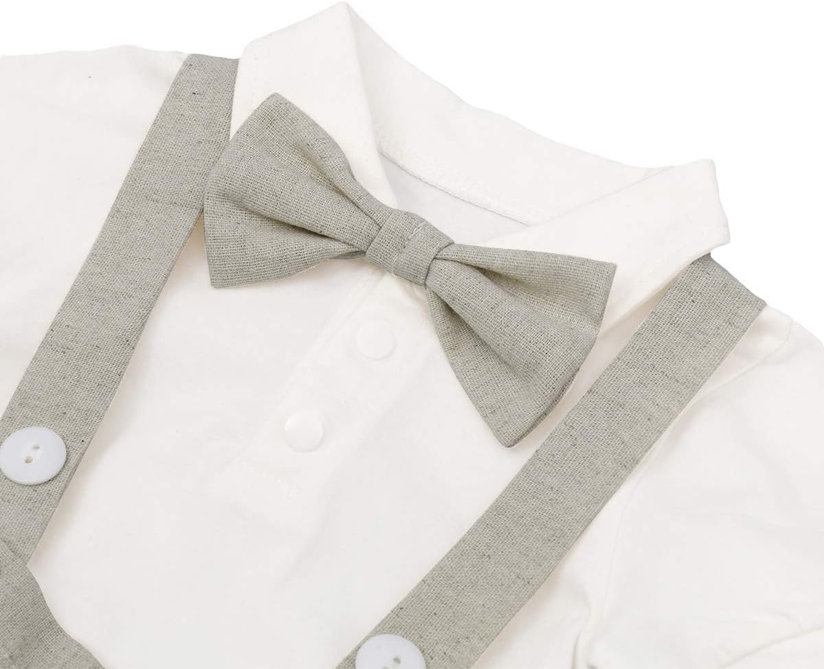 Baby Boys Formal Tuxedo Suit Set for Weddings Baptisms Party Elegance