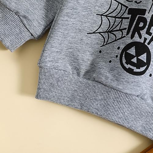 Kapsrqst Toddler Baby Boys Girls Long Sleeve Letter Print Cotton Outfits