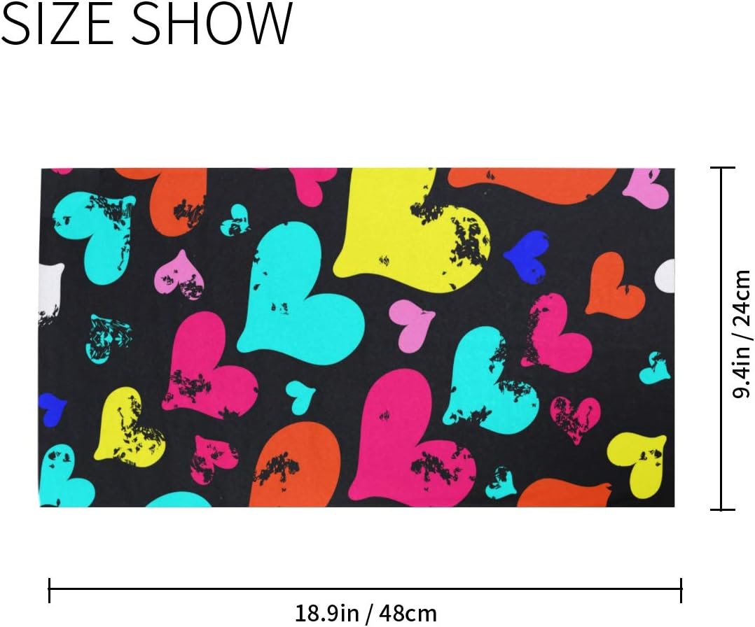 My Little Nest Multicolored Heart Balaclava Face Cover