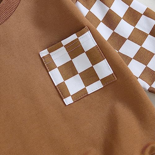 Cute Toddler Boys Fall Outfit 2Pcs Set Perfect for Fall