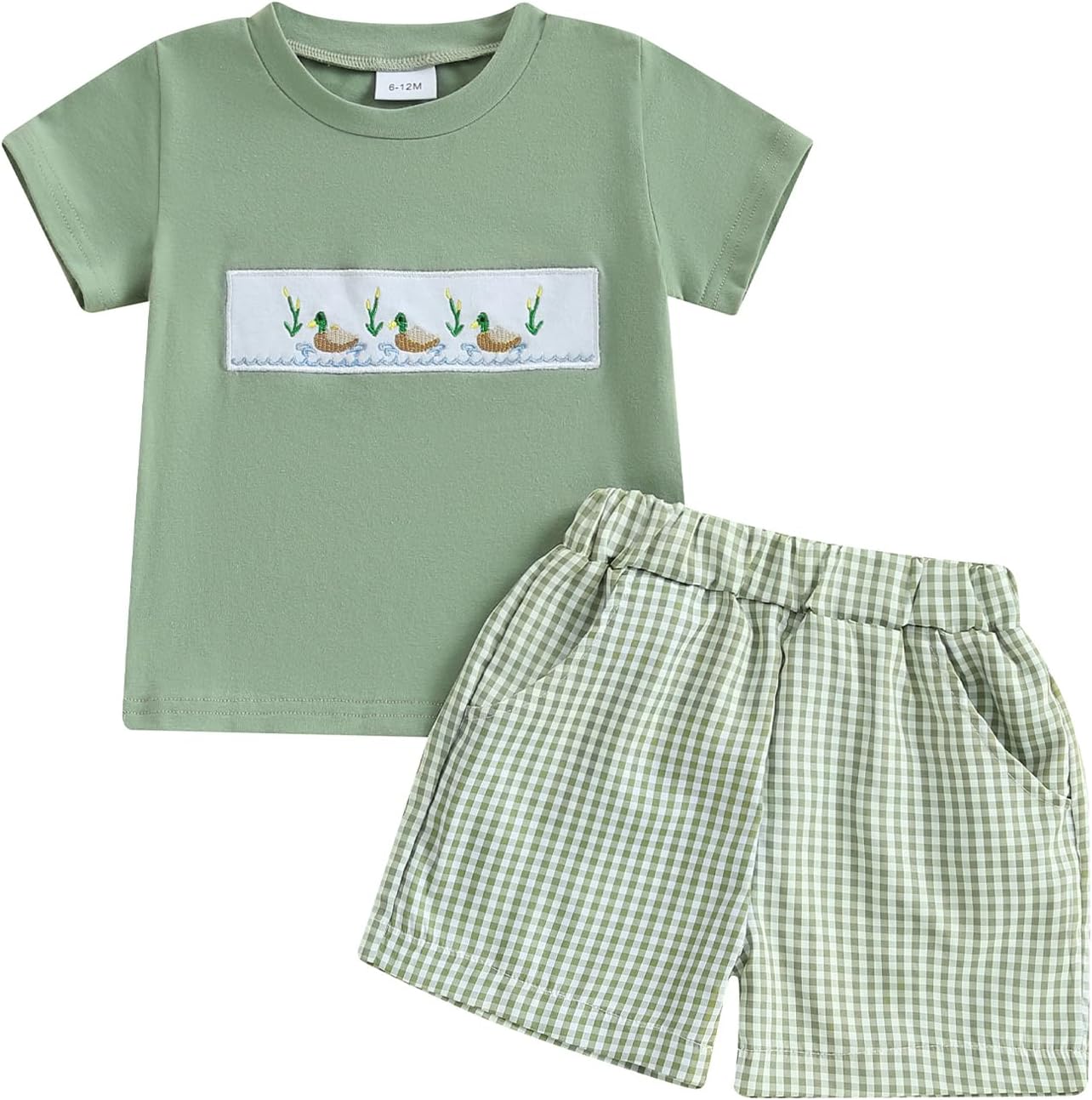 Bagilaanoe 2-Piece Summer Outfit for Toddler Boys Mallard Duck
