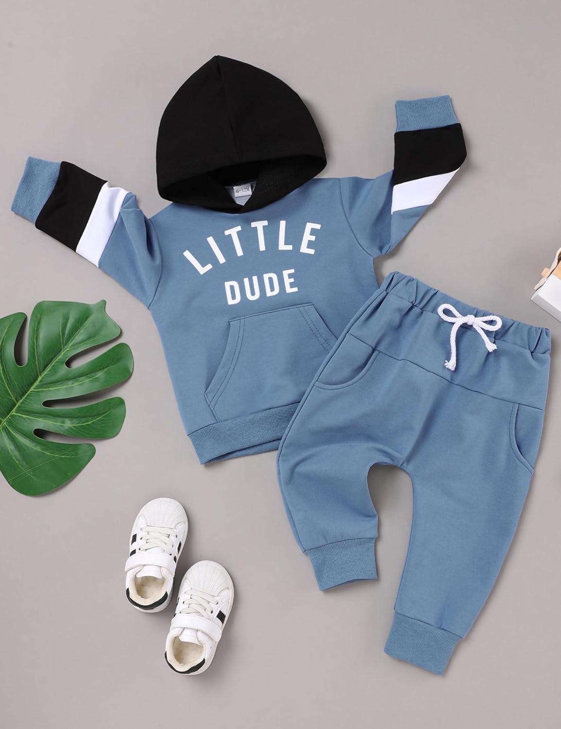 Warm Cozy Toddler Boys Autumn Sweatsuit