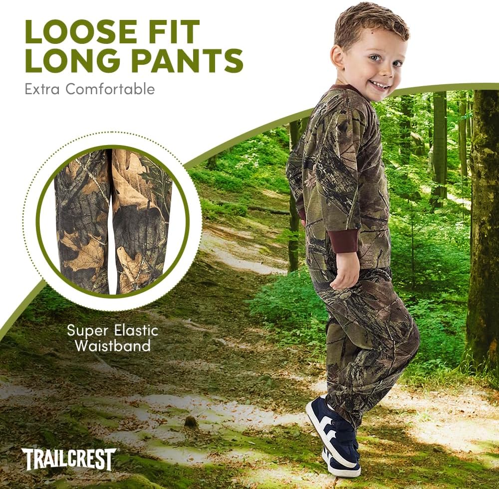 TrailCrest Toddler Camo Outfit for Boys