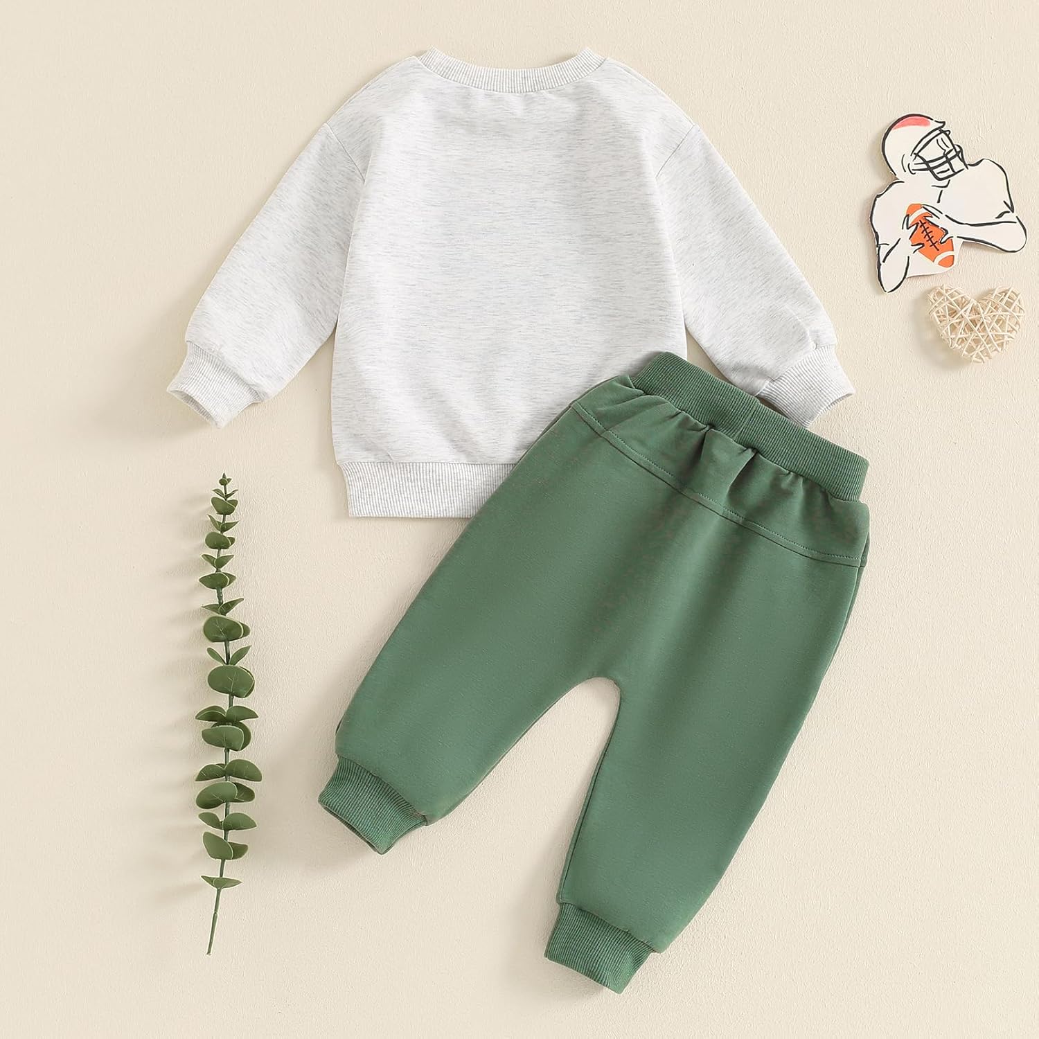 Sundays Are For The Birds Toddler Football Outfit Set