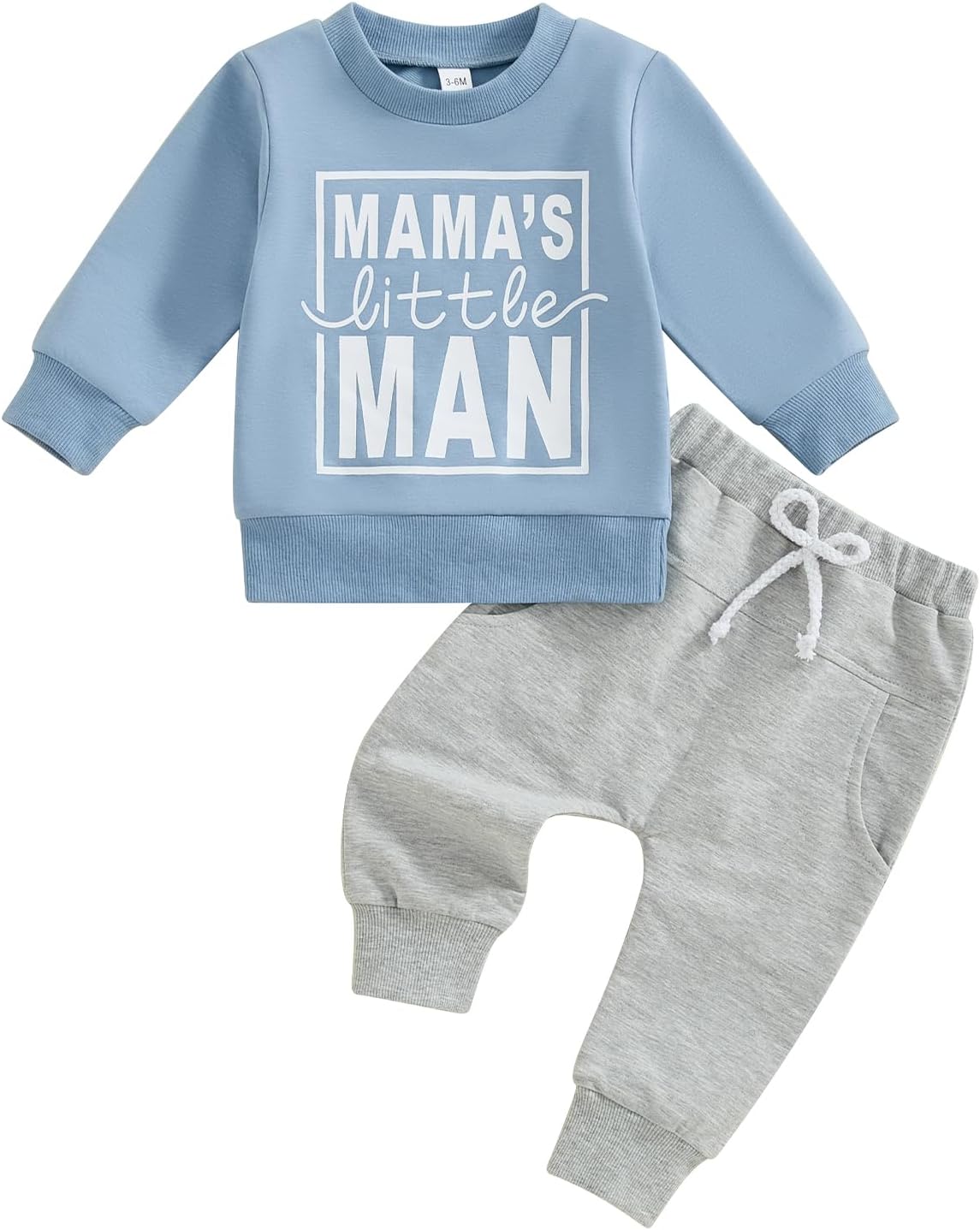 Fall toddler boys sweatshirt pants set