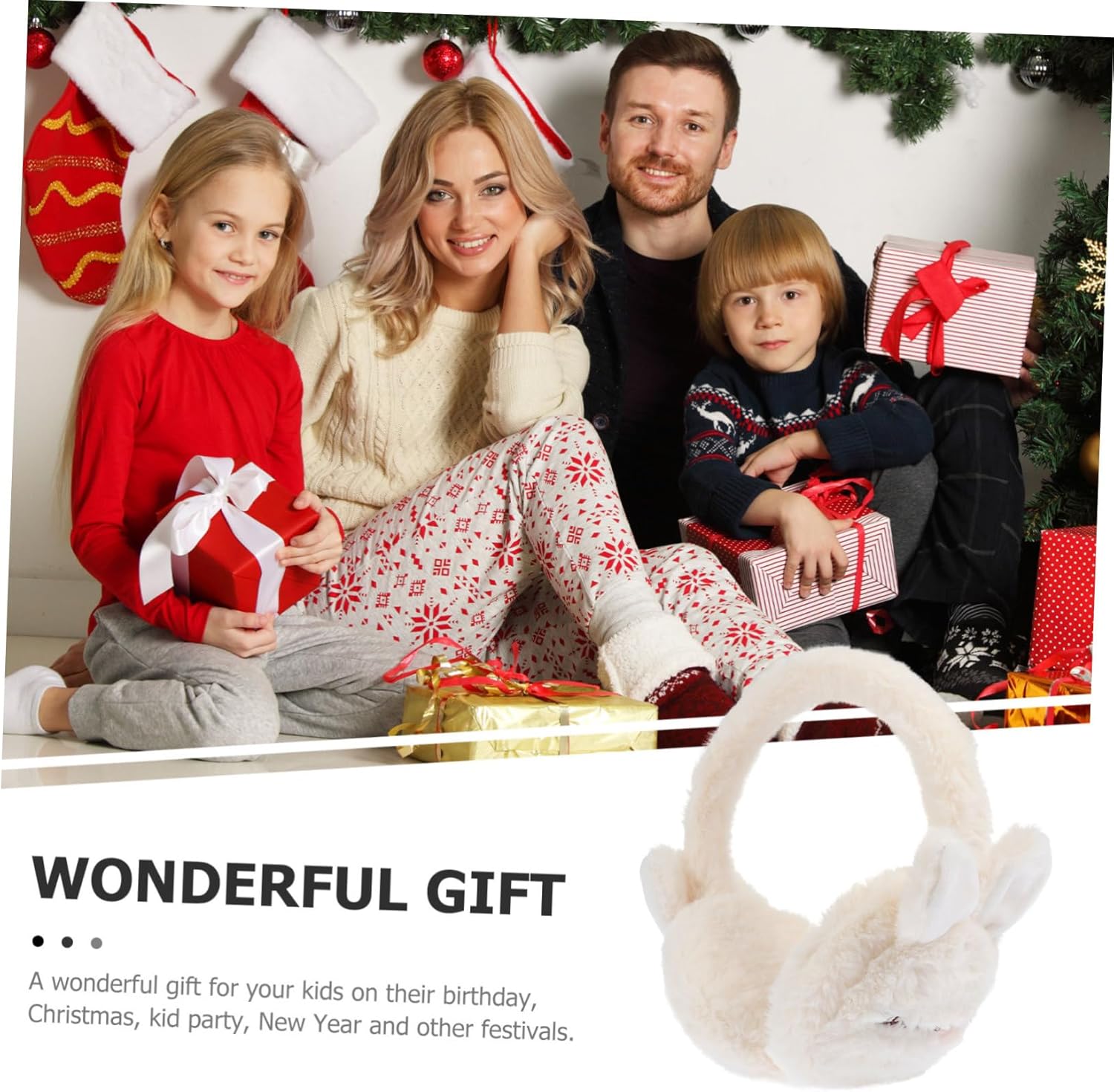 Warm Earmuffs for Women Soft Furry Ear Protection for Winter