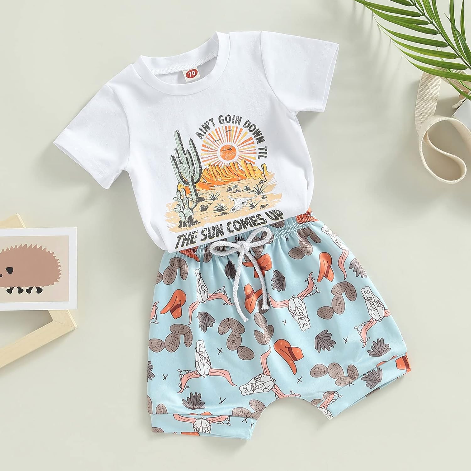 Summer Baby Boy Shorts Set