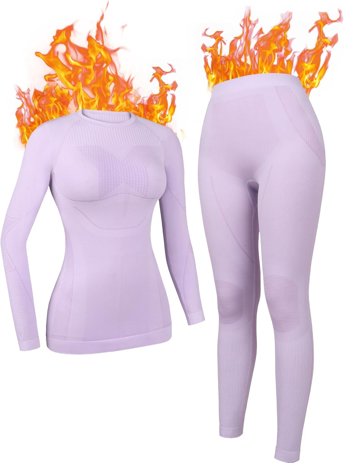 ATTRACO Thermal Underwear for Women - Stretchy Insulating and Warm