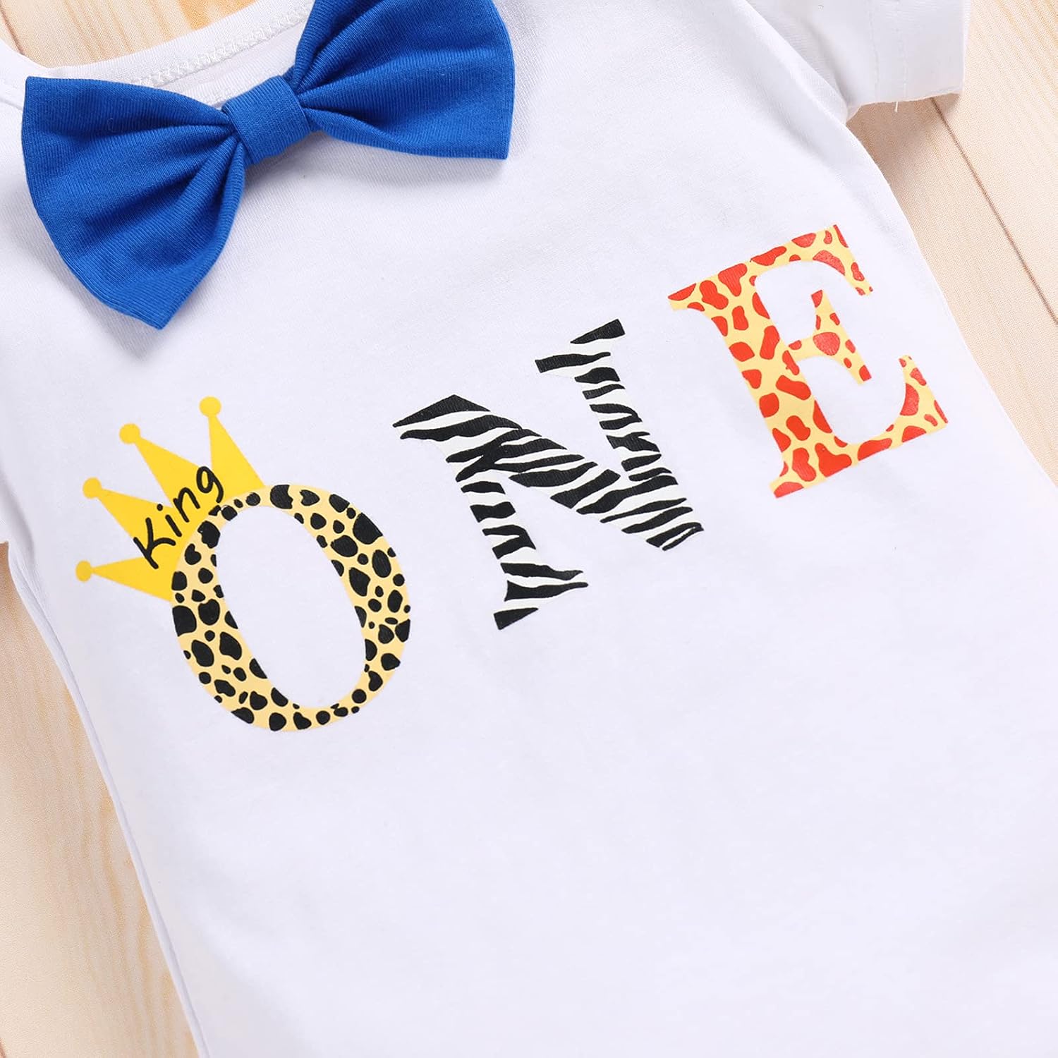 Chic Cake Smash Jungle Party Outfit for Baby Boy 1st Birthday