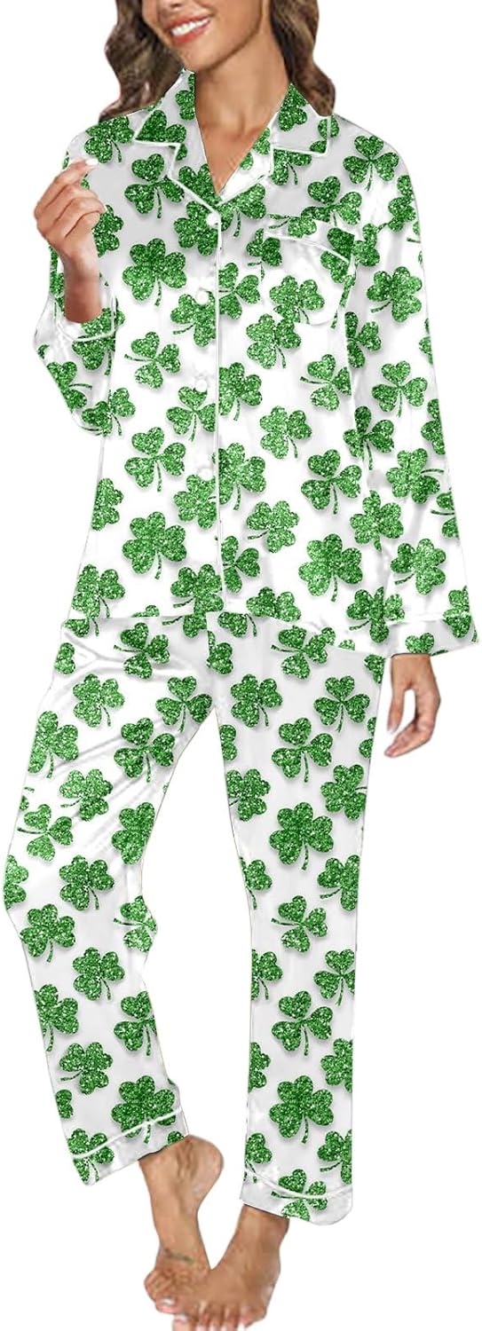 St Patricks Day Shamrock Pajamas