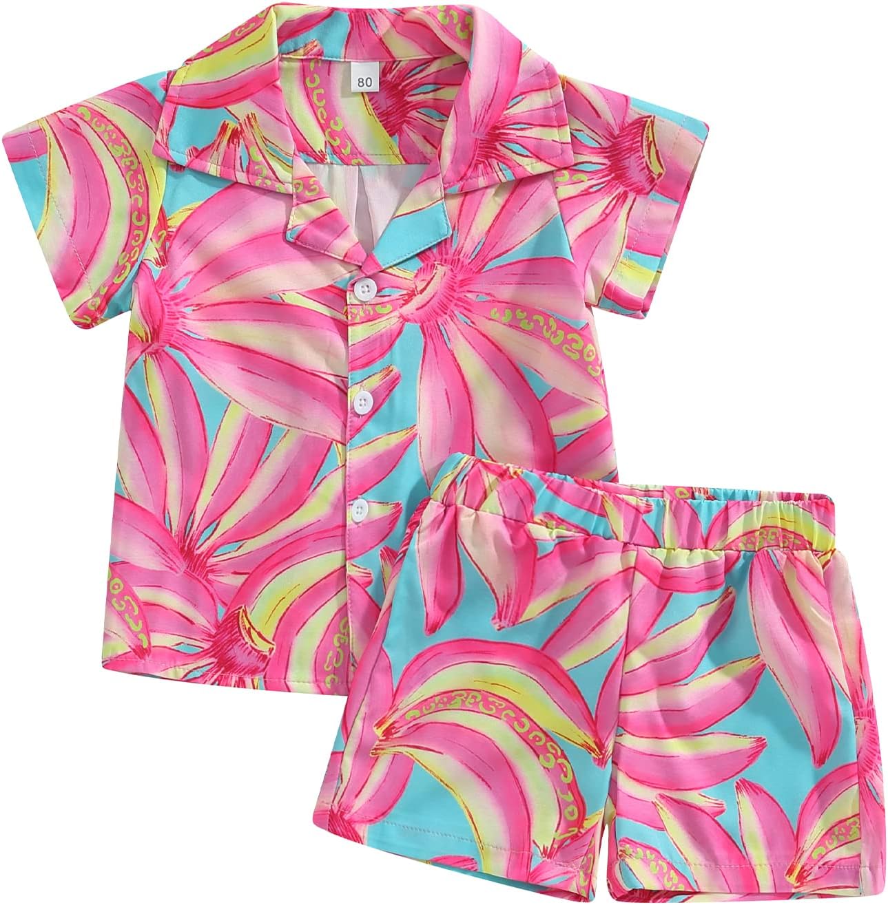 Two-Piece Toddler Boys Summer Clothing Set