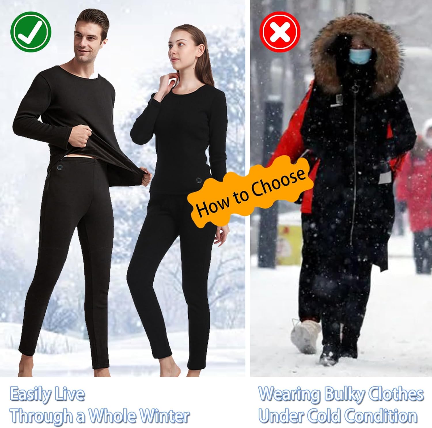 Womens Cozy Heated Thermal Top 16 Zones