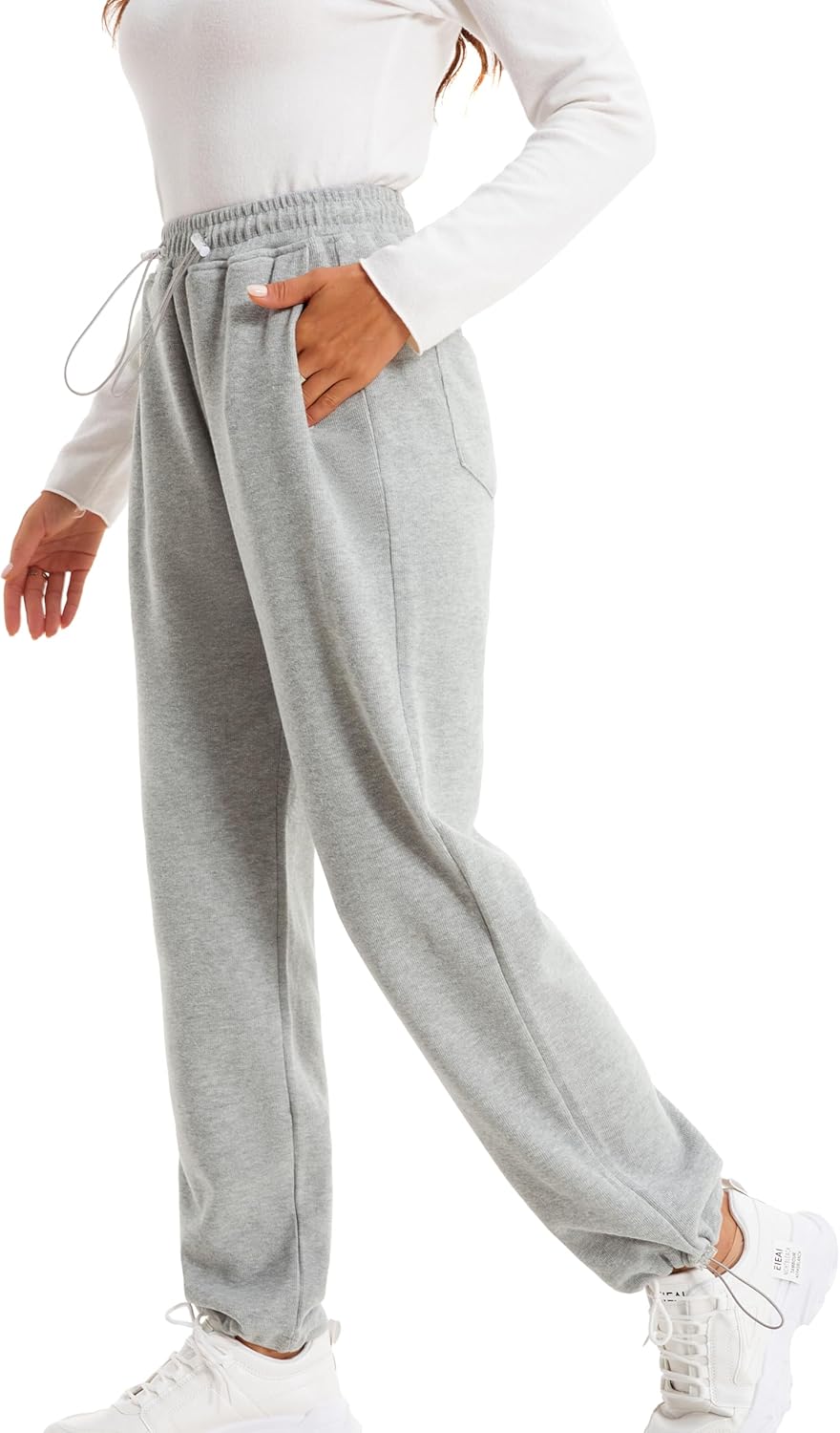 TEERFUJogger Shorts Womens Thick-Warm Active Sweatpants