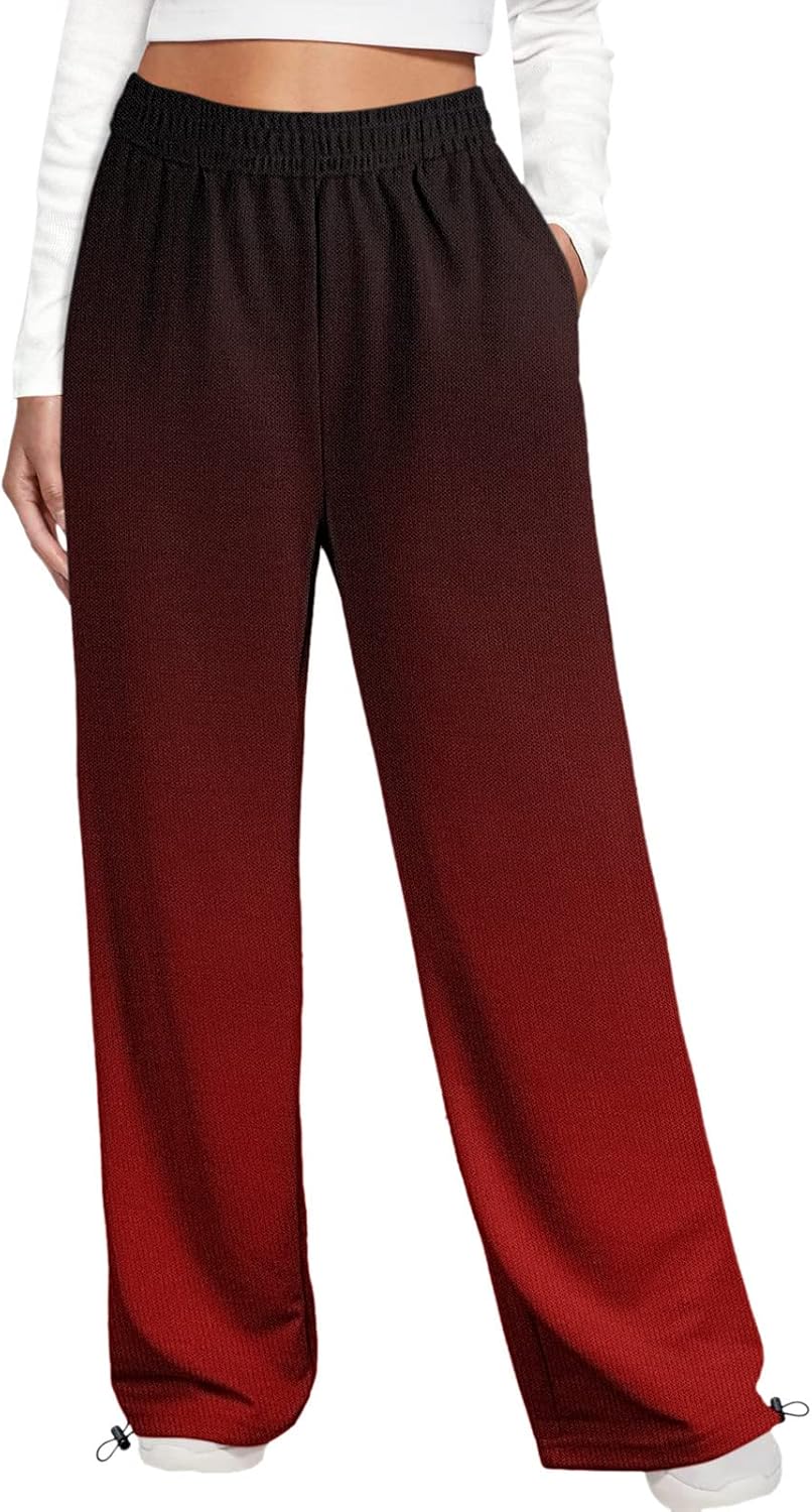 SDBRLD Womens Sweatpants High Waist Joggers Upscale Fall Pants