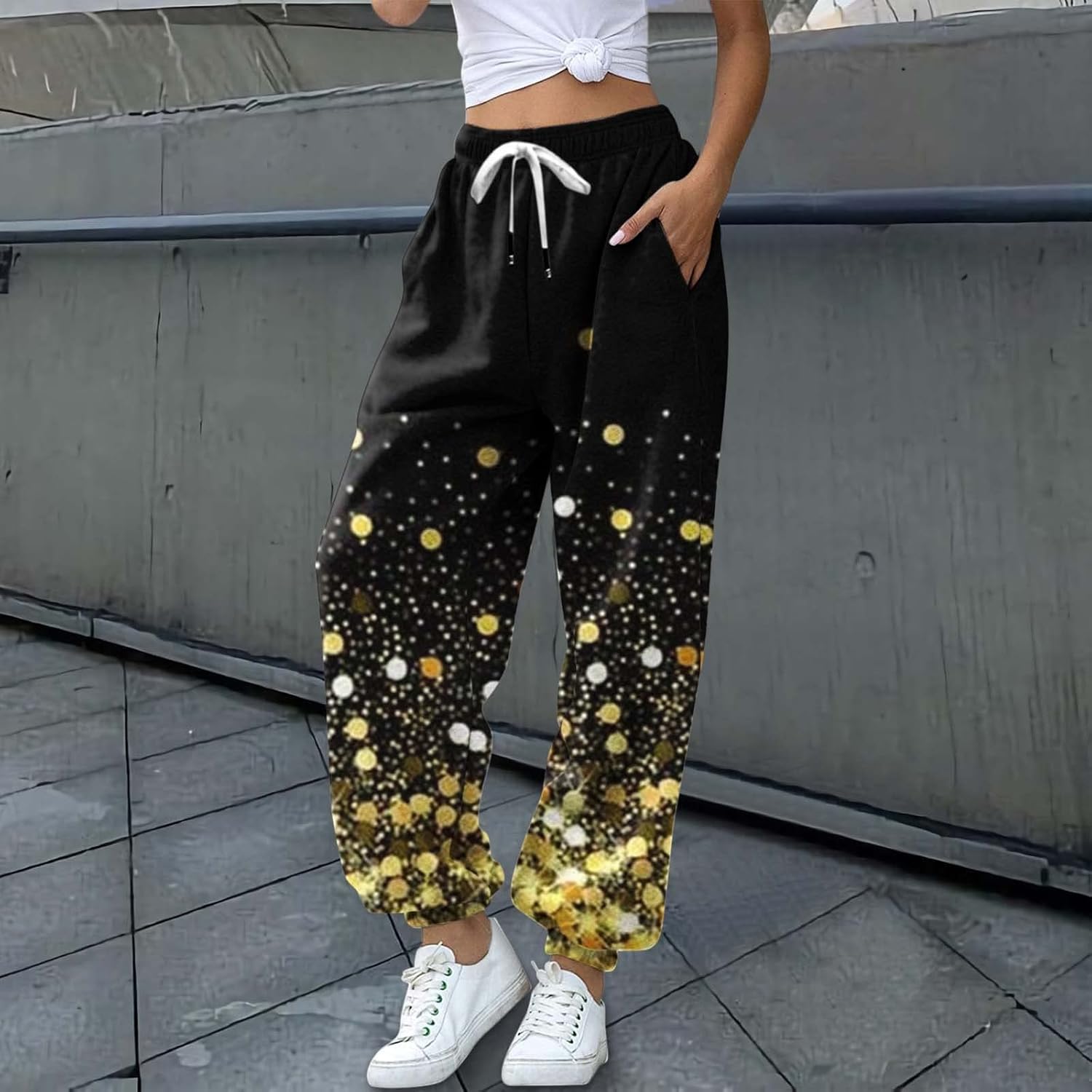 Cute Plus Size Womens Jogger Pants with Pockets and Style