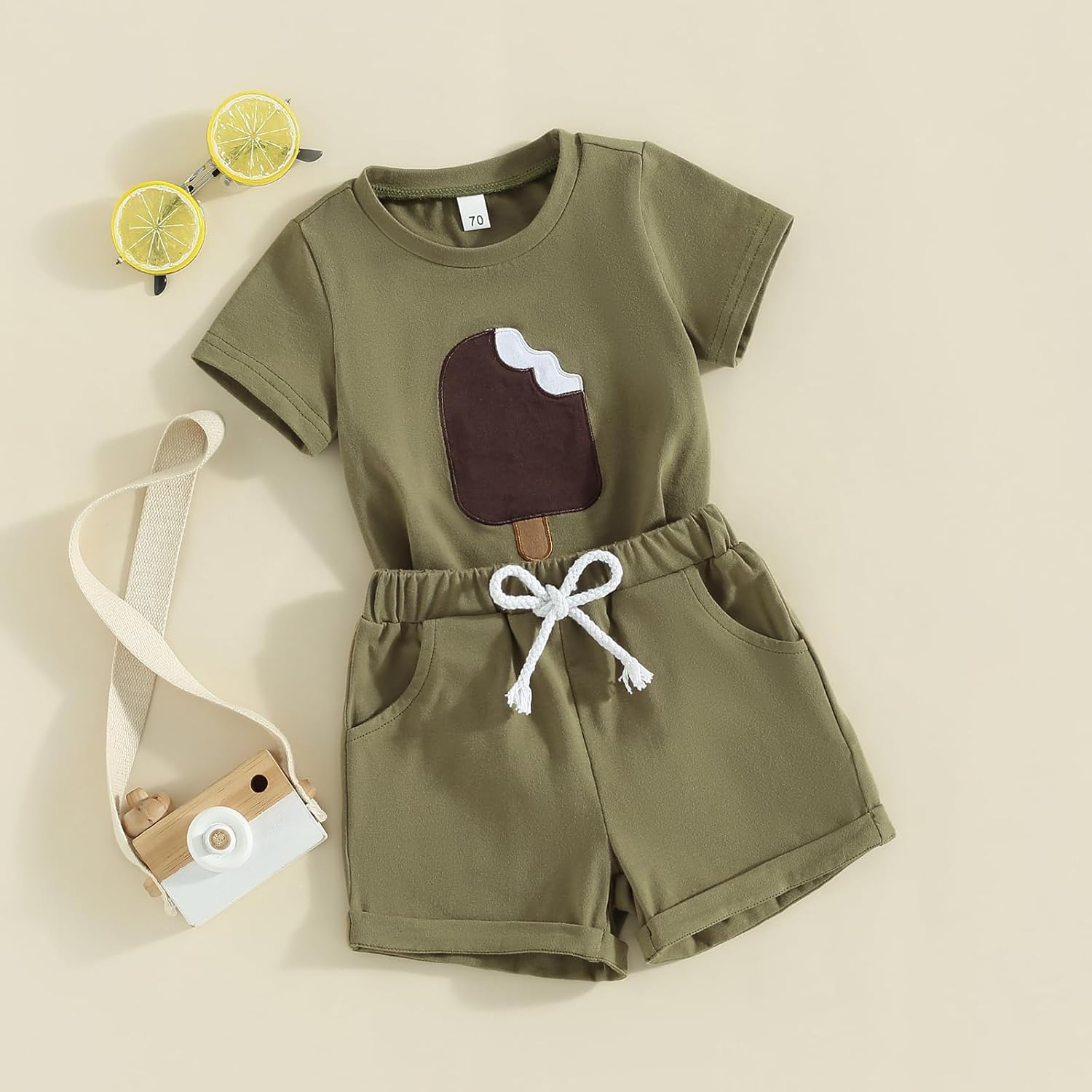 Comfortable Two-Piece Set for Little Boys
