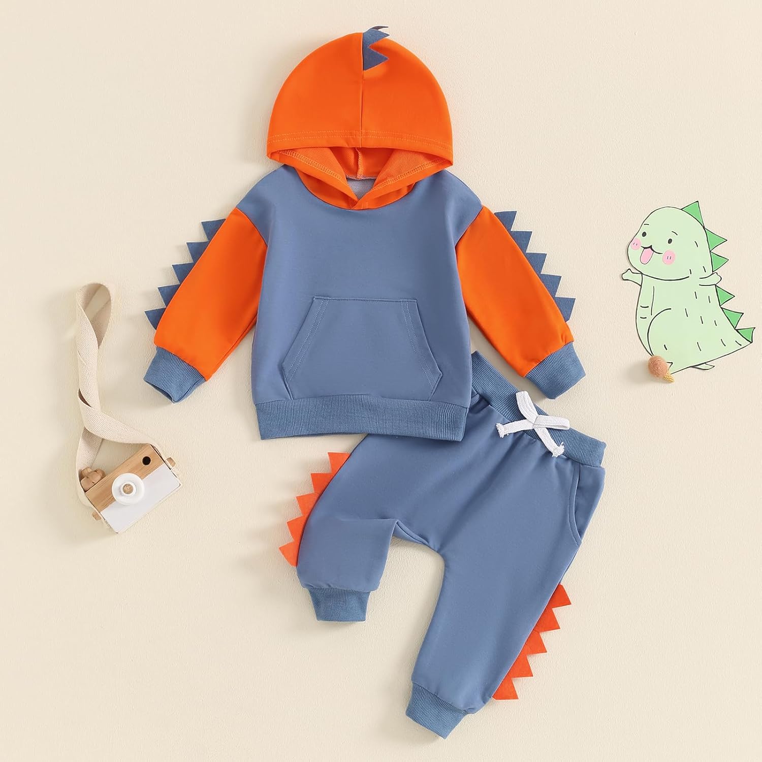 Dinosaur Toddler Boys Clothing Set for Fall Winter