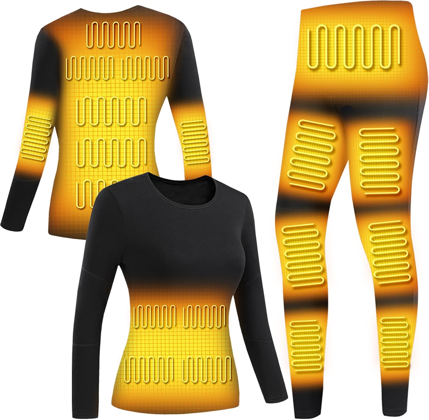 YANYNGS Heating Underwear Set Experience Warm Comfort Anywhere