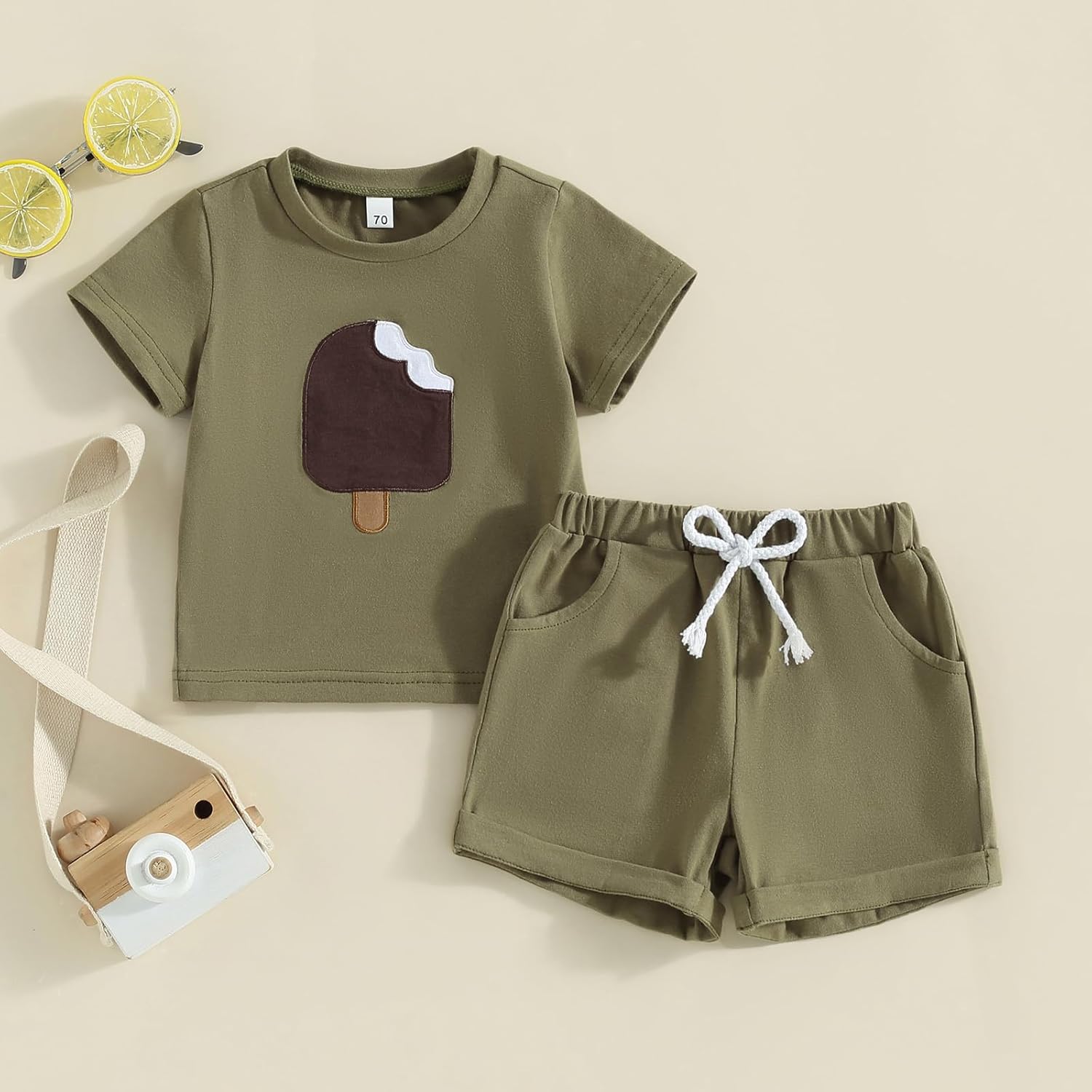 Comfortable Two-Piece Set for Little Boys