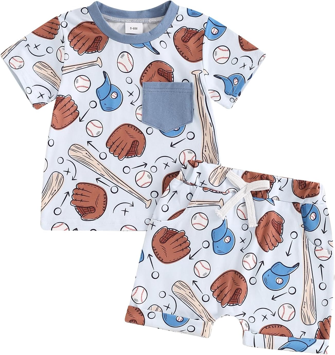 Celebrity Kids Toddler FIOMVA Golf Outfit Boys Newborn Clothing Set