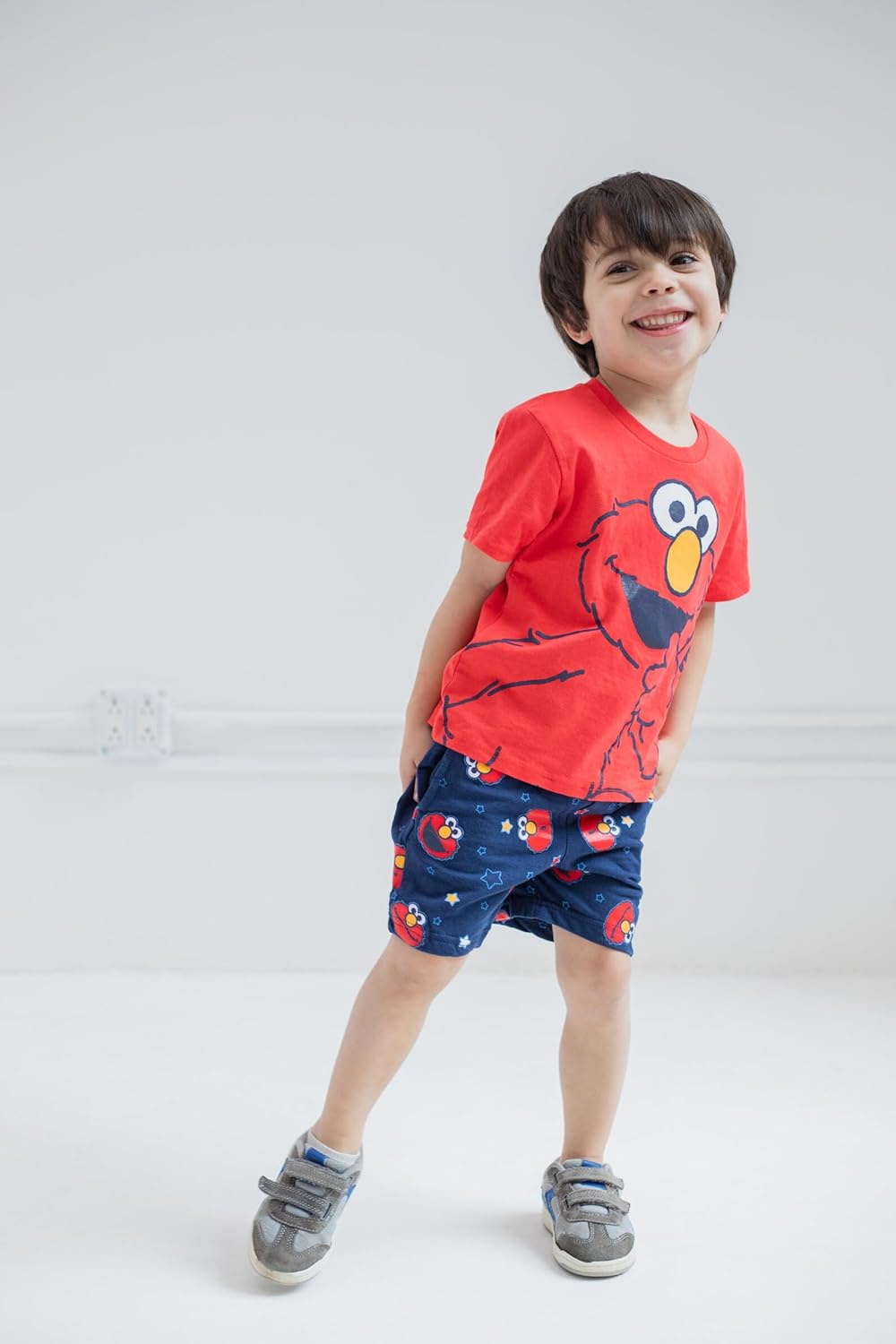 Sesame Street Elmo T-Shirt Shorts Set for Babies Growing Up