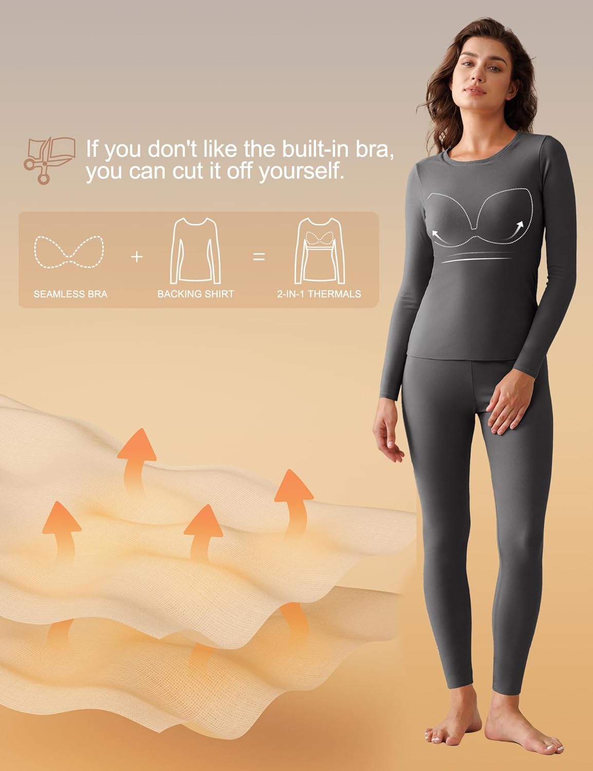 Stylish Soft Thermal Set for Women